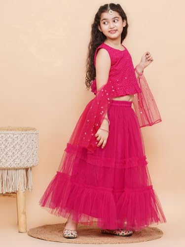 ADIVA Girls Indian Ethnic Wear Lehenga Choli for Kids4