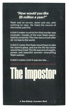 Paperback THE IMPOSTOR [A NOVEL OF CONSUMING EVIL] Book