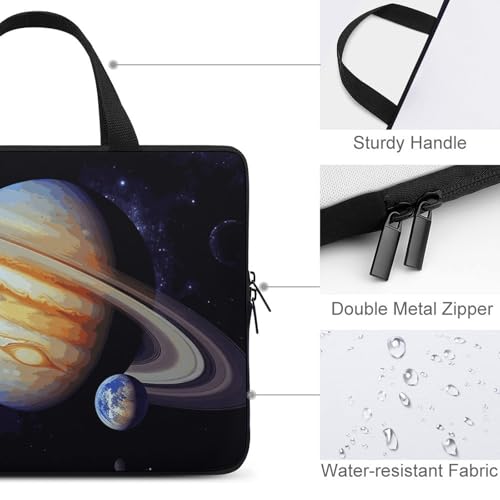 Pochette ordinateur 13" Planet Jupiter design spatial ultra résistante - 3