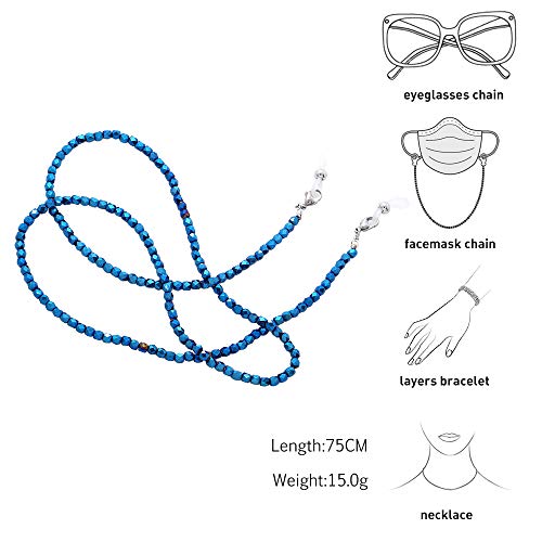 Kai Top Eyeglass Chain Sunglasses Chain Strap Holder Cord Fashion Glass Bead Mask Lanyard Face Mask Chain For Women Men #TOP3