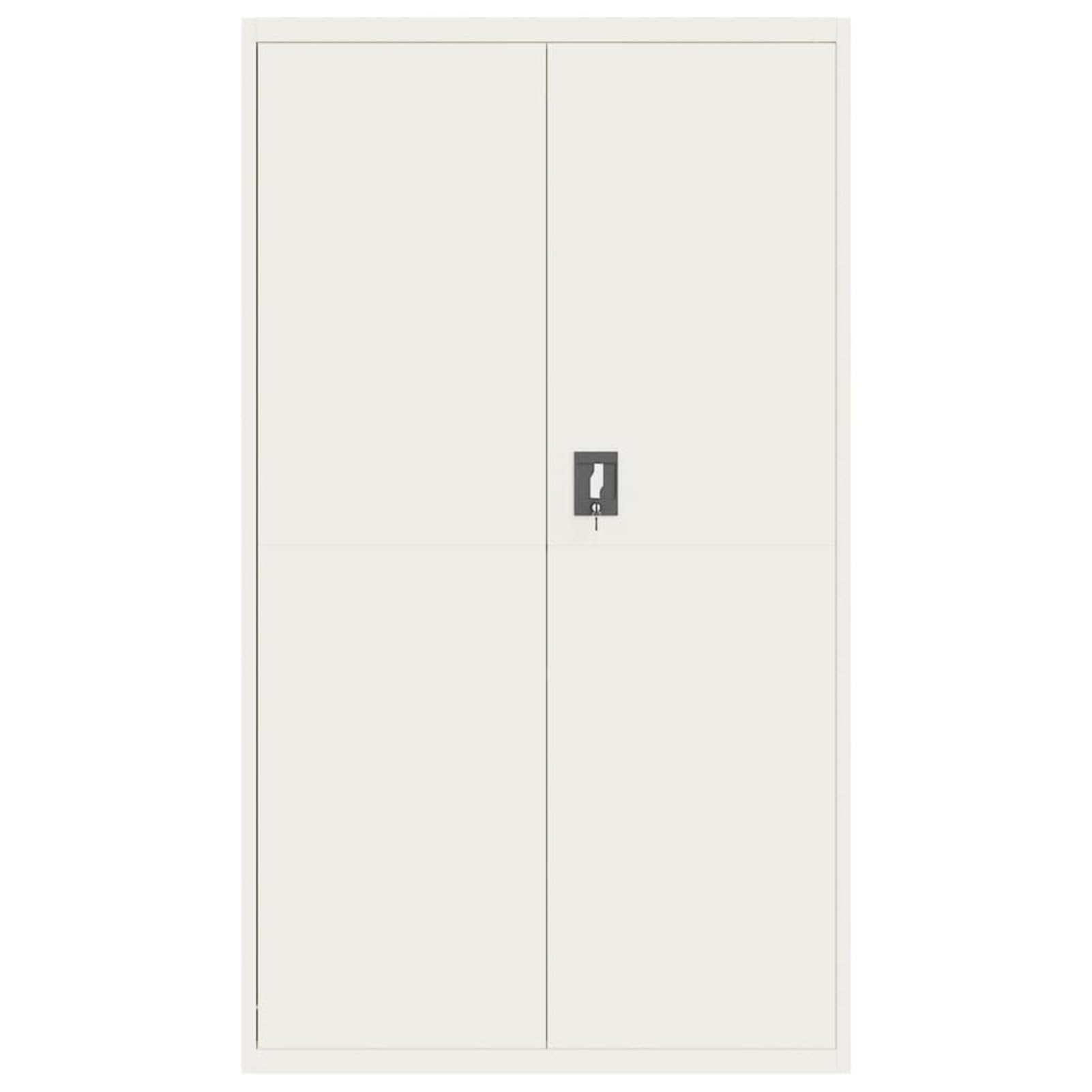 ZEYUAN Armadio Classificatore Bianco 105x40x180 cm in Acciaio,Armadi Archivio,Armadio Classificatore,Armadi da Ufficio,Schedario da Ufficio(SPU:339768)