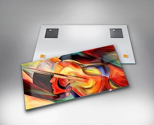 Tableau en verre coloré 120x60cm Wallfluent chef d'œuvre unique - 2