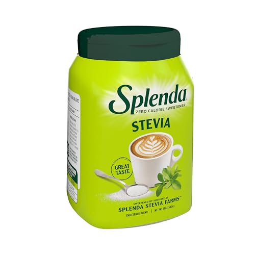 Image of SPLENDA Stevia Zero Calorie Sweetener, Plant Based Sugar Substitute Granulated Powder, 19 oz Jar