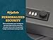 SnapSafe Portable Combination Lock Box for Guns and Valuables - Includes Lock Box (with 3-Digit Combination Lock) and Patented Security Cable - an Ideal Car Gun Safe - XXL, 11.5 x 8.5 x 2.5 Inches