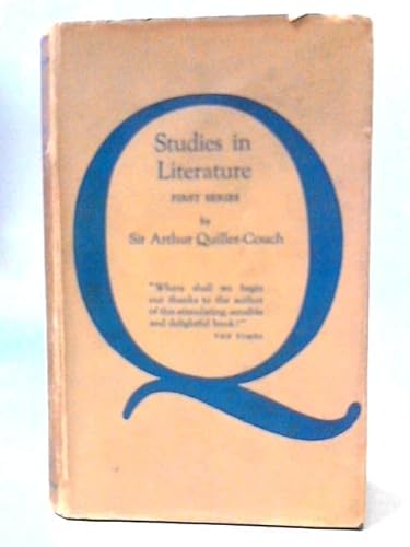 Studies in Literature, Third Series B000NXGWUG Book Cover