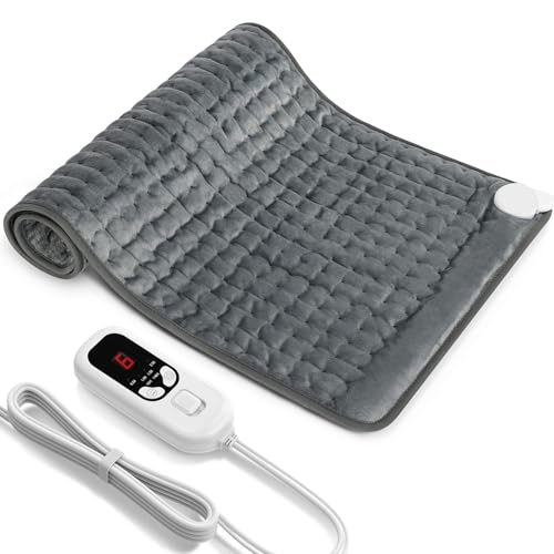 Levesolls Manta Electrica 84x43 cm 6 Temperaturas 4 Configuraciones de Temporizador Calentamiento...