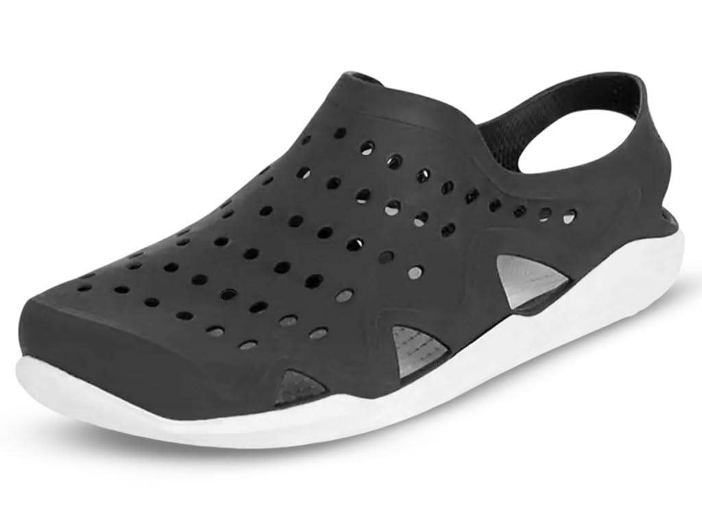 Keneye Boys Stylish Comfortable & Breathable Waterproff Sporty Clogs Sandal Black UK/IN-5 (B0CNTHCVRK) Amazon Price History, Amazon Price Tracker