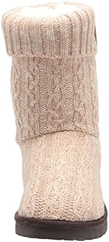 MUK LUKS Women's Janet Fashion Boots, Sand, 11 | Image 1