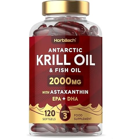 Horbaach Antarctic Krill Oil Capsules 2000mg Cover