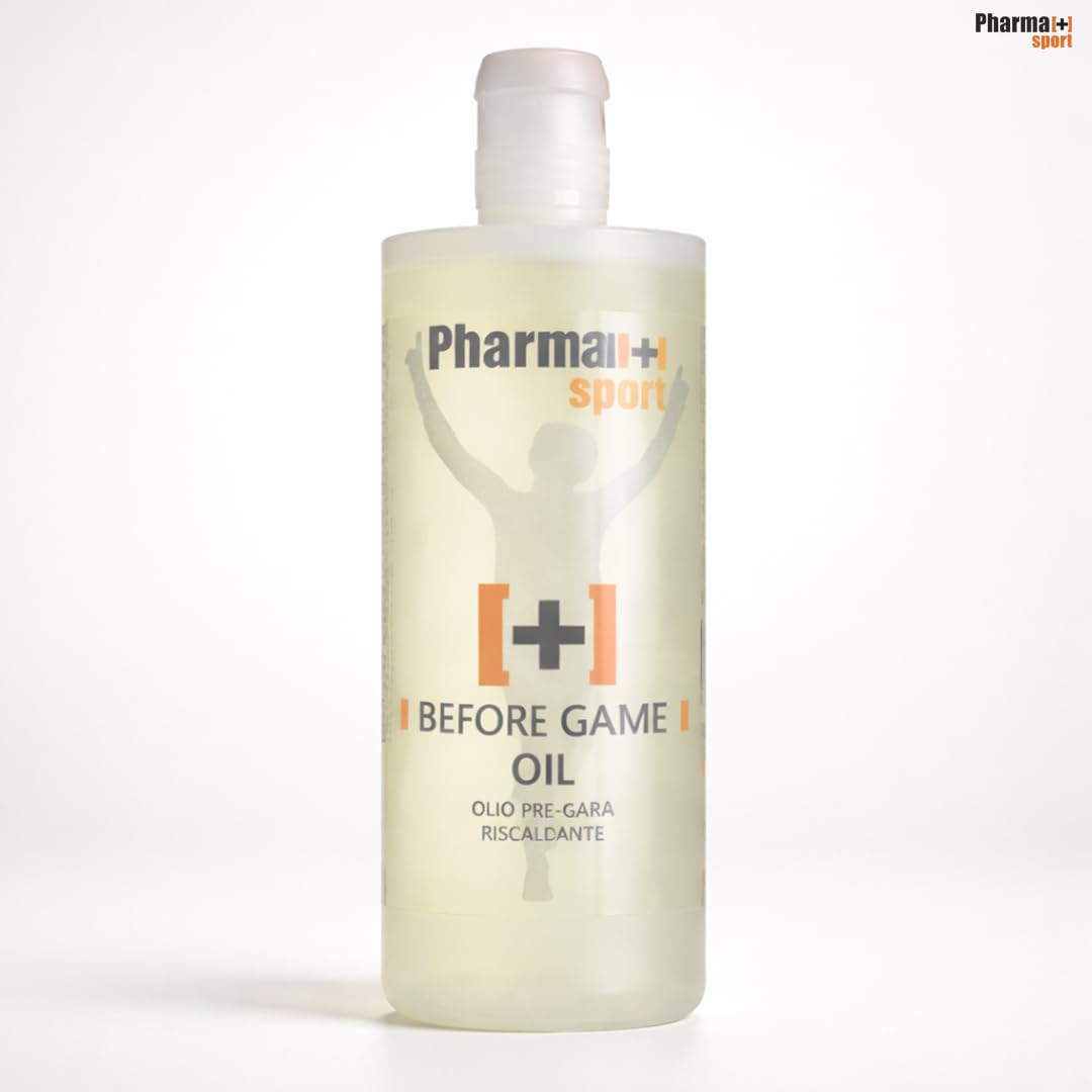 Pharma+ Sport Olio Pre-Gara Riscaldante 500 ml – Olio per Massaggio Sportivo Warm-Up – Alta Scorrevolezza e Fluidità – Uso Esterno (6)