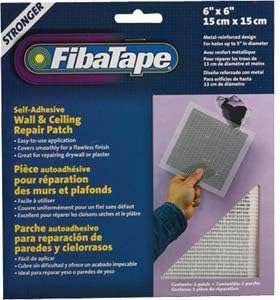 Fibatape FDW6838-U 6" x 6" Aluminum Perforated Wall & Ceiling Patch - 24ct. Case