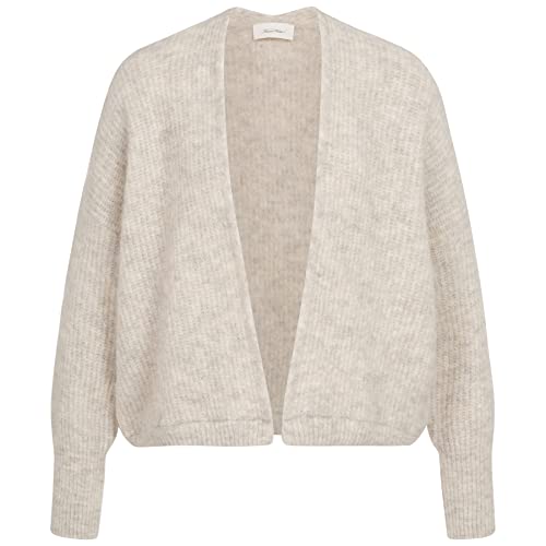 American Vintage Strickjacke East mit Alpakawolle M-L Grau