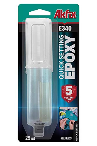 Adhesivo epoxi bicomponente Akfix E340 Mix – Pegamento epoxi de toma rápida