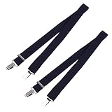 2 StüCk Kinder Handschuhhalter Clips, Verstellbare Elastische FäUstling Clips, Handschuh Und MüTze Halterung, Dunkelblau