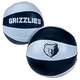 Franklin Sports NBA Memphis Grizzlies Toy Basketballs - 2 Pack of Kids Soft Mini Basketballs for Over the Door + Indoor Hoops - NBA Fan Shop Kids Soft Toy Balls - (2) Mini Balls Included