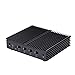 Barebone 4 LAN J1900 Router Qotom-Q190G4N-S07,Intel Celeron Processor J1900,VGA,4*USB, Apply to Router, Firewall, Proxy, Linux Mini PC OPNsense