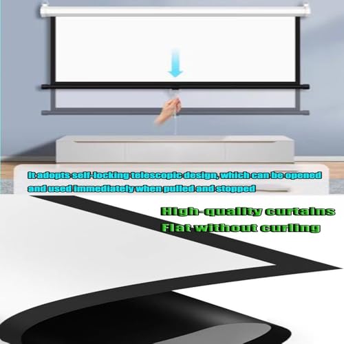 Pantalla Manual de Proyector 60 pulgadas 16:9 miniatura 6