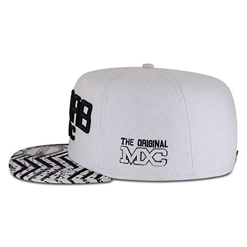 Boné MXC BRASIL Aba Reta Snapback Ajustável No Grab Tamanho:Único;Cor:Cinza