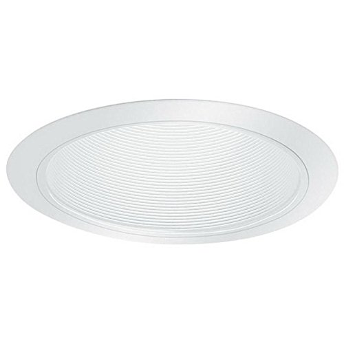 B530WWH - Borde de bordeador escalonado, 5.0in, color blanco y blanco