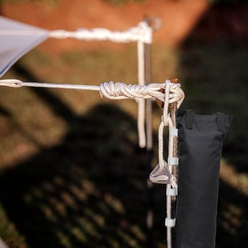 Lestage pour tonnelle de jardin et activités sportives : 4 sacs de fixation DOITOOL