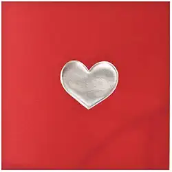 CARTÃO ÍCONE CORAÇÃO VERMELHO, Teca, GE0006, Vermelho