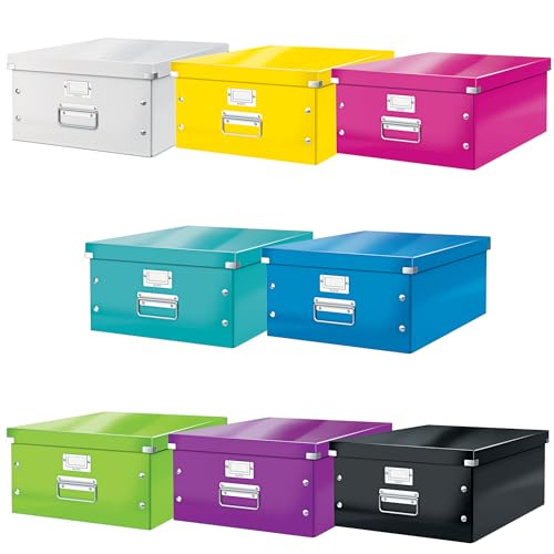 Boîte de rangement A3 Leitz Click & Store noire grande taille