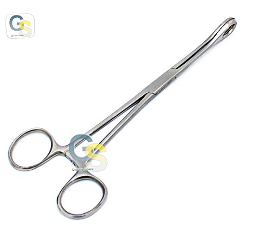 9-1/2" Locking Sponge Forceps - Stainless Steel - Four-Stage Locking Jaw