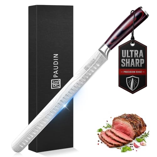 PAUDIN Brisket Knife, 12 Inch Carving Knife Stainless Steel ...