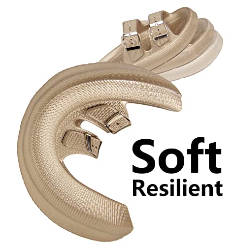 Weweya Sandals for Women and Men - Pillow Slippers - Double Buckle Adjustable Slides - EVA Flat Sandals3