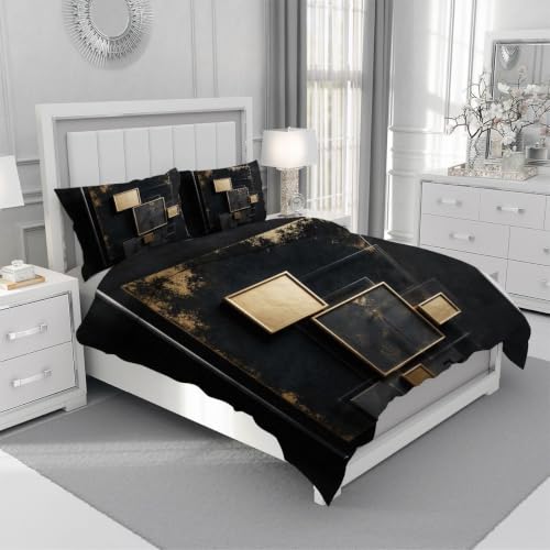 Ensemble de literie 140x200 rectangle doré haut de gamme chic - 5