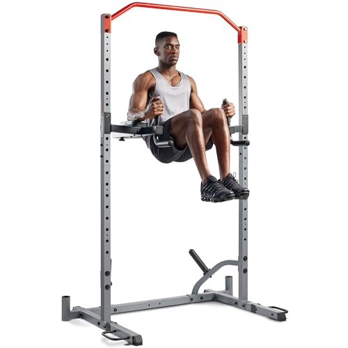 Station de traction et dip pliable multi-usage avec hauteur réglable pour musculation - 7