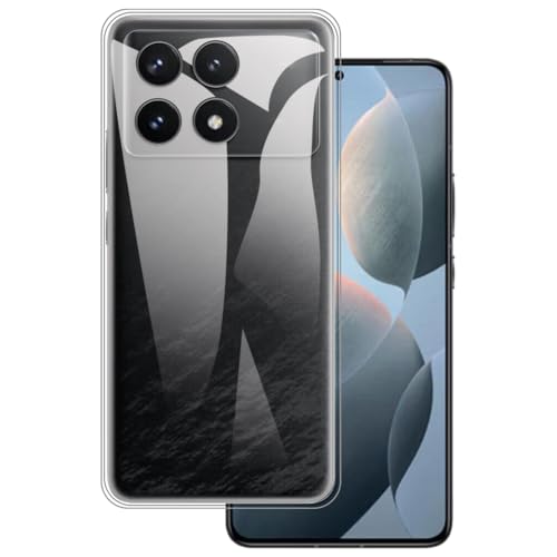 OAGELIM P[X Xiaomi Poco F6 Pro 5G Ƃ̌݊ Case ϏՌTPU\tgtLVuWFیdbJo[ σXNb`~^[x̑ϗ (NA)