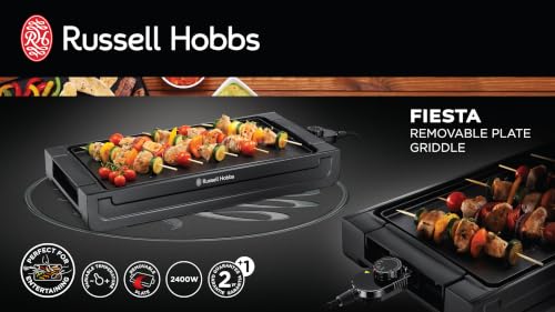 Russell Hobbs Teppanyaki Tischgrill Fiesta, 45 x 25 cm, 2400 Watt – Ansicht 2