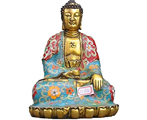 Statue Bouddha Sakyamuni bronze pour chasser le stress et harmoniser votre intérieur