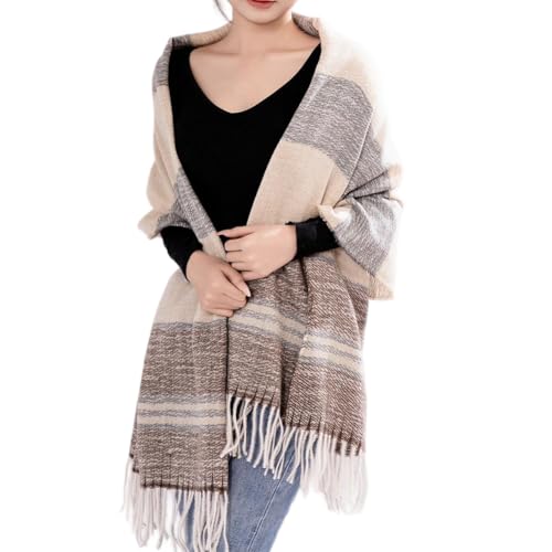 PREFER TO LIFE Scarf for Women, Warm Long Blanket Scarves Large Soft Thick Shawls and Wraps2