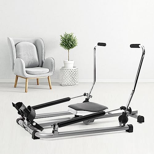 Artudatech Home Gym Adjustable Exercise Rowing Machine Rower Double Hydraulic Resistance - Image 3