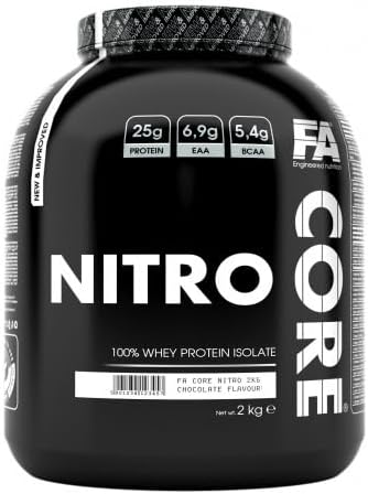 FA Engineered NutritionCore Nitro Whey Isolate - High Protein Shake for Muscle Growth & Recovery - 2KG