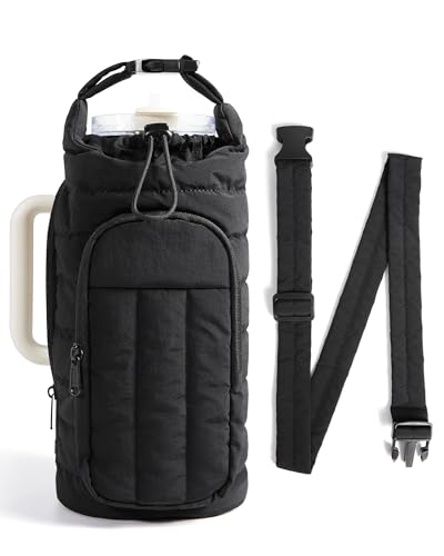 BAGSMART Water Bottle Holder with Strap for Women