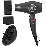 AINA Pro Hair Dryer with Diffuser,Owlify 2400 Series | 150,000 RPM | Ionic | Brushless Motor | Cold Shot Button | Rretro Aesthetics&New tech Assembly | High Temp&High Airflow 0.9lb 110V/ALCI