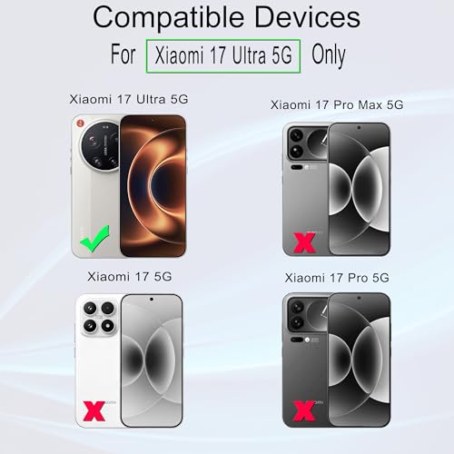 Image of Ibywind for Xiaomi 17 Ultra 5G Screen Protector,2-Pack,9H Hardness Tempered Glass with Camera Lens Protector,Easy Installation Tool,Bubble-Free,Fingerprint Unlock,Anti-Shatter,Anti-Scratch