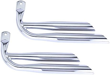 Alta Bicycle Lowrider Double Straight Oblique Muffler Tailpipe, Multiple Colors.
