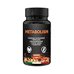 METABOLISM Garcinia Cambogia, Glucomannano e Carnitina con estratti vegetali | Integratore Alimentare Metabolism 60 Capsule