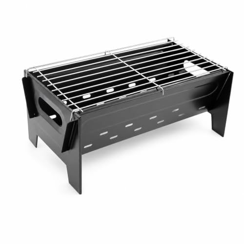 Yunhgft Barbacoa Carbon Portatil Plegable, Parril de Carbón para Camping y Asador