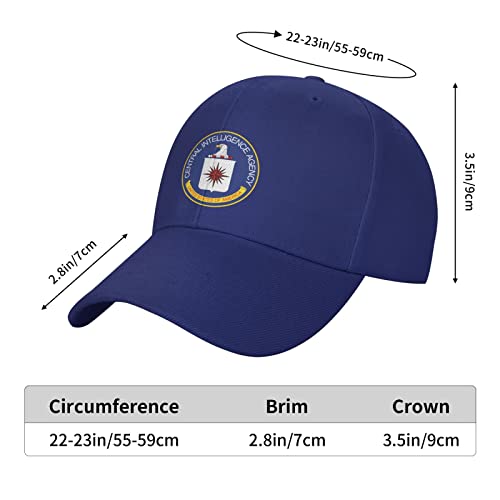 Gorra Baseball CIA Ajustable Unisex Azul miniatura 6