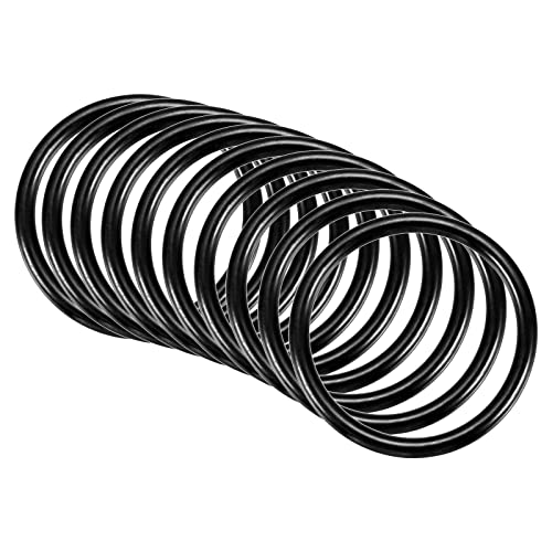 QUARKZMAN Nitrile Gomma O-Ring 30mm x 25mm x 2,5mm Guarnizioni di Tenuta Anelli Rubinetti Rotondo Guarnizione Rondella per Rubinetto Idraulica Riparazione Sigillatura Connessione, 10 Pezzi