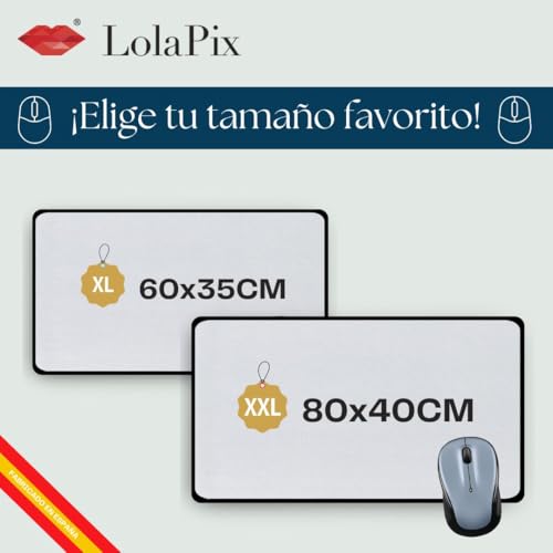 Alfombrilla Ratón XXL Personalizada 80x40cm 2mm. Mouse Pad XXL Personalizado. Alfombrillas Raton Personalizadas. Alfombrilla Ratón Gaming. Tapete Escritorio. Regalos Personalizados. RECTANGULAR GRANDE - imagen 2