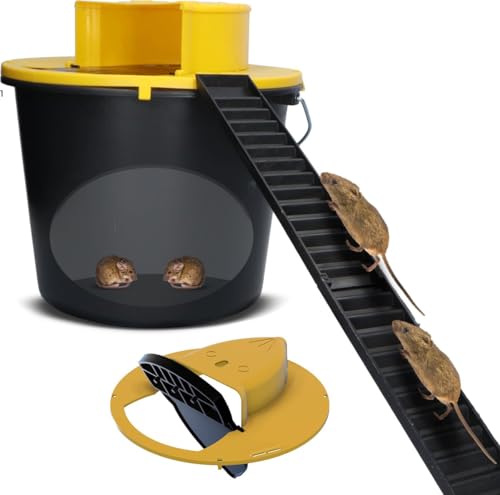 MaatWorkz - Mausefalle + Eimer + Köder - Für drinnen