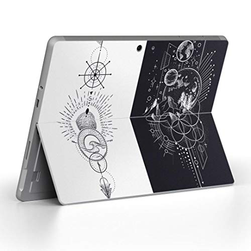 igsticker Surface Go/Surface Go 2 専用スキンシール サーフェス go シール スキン 保護 フィルム ステッカー アクセサリー 016042 地球 宇宙 空