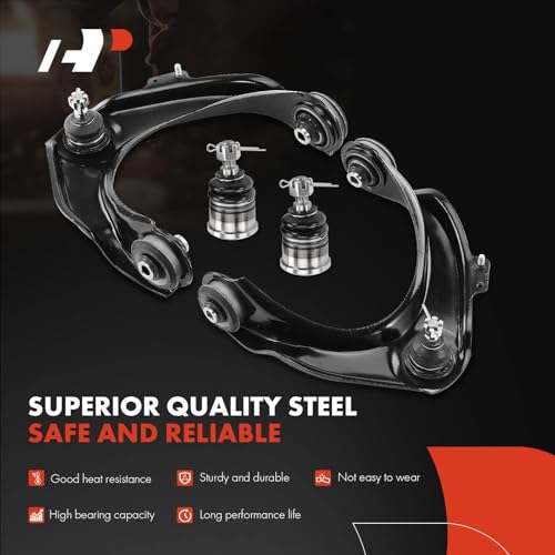 Image of A-Premium 12Pcs Front Suspension Kit, Upper & Lower Control Arm, Lower Ball Joint, Sway Bar Link, Inner & Outer Tie Rod End, Compatible with Honda Accord 1998 1999 2000 2001 2002