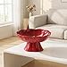 Imagen de Sharplace Pedestal Bowl Creativo Frutero con Base para Exhibir Frutas Organizador para Dulces Y Centro de Mesa Práctico Adecuado para Fiestas Y Uso Di